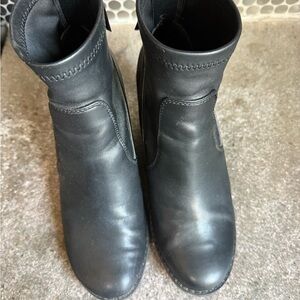 Sleek Black Ankle Boots